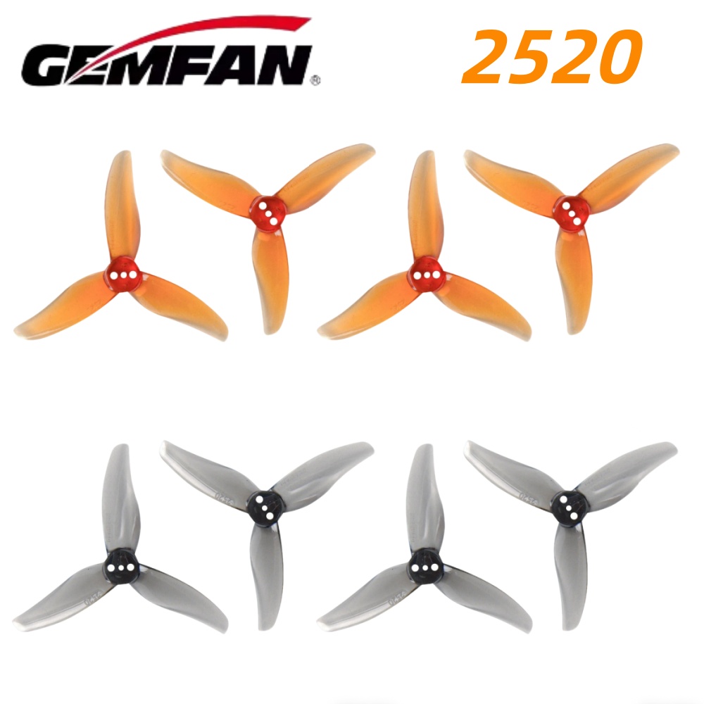 4Pairs Gemfan Hurricane 2520 2 - огляд і ціна Drone Racing Propeller