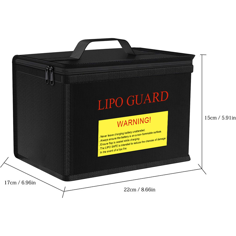 Lipo Guard Safety Bag Fireproo - огляд і ціна Drone Racing Battery