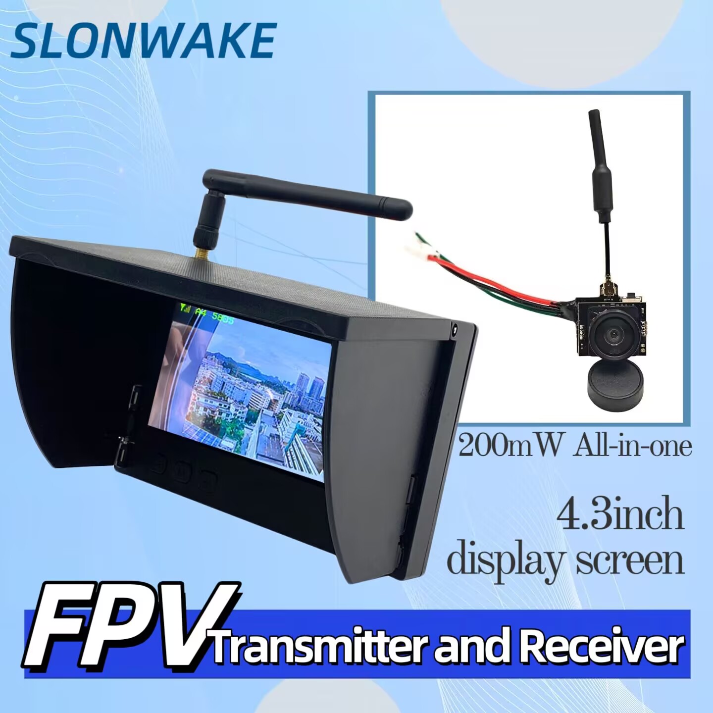 SLONWAKE 5.8G Analog Video Tra - огляд і ціна Drone Racing Transmitter