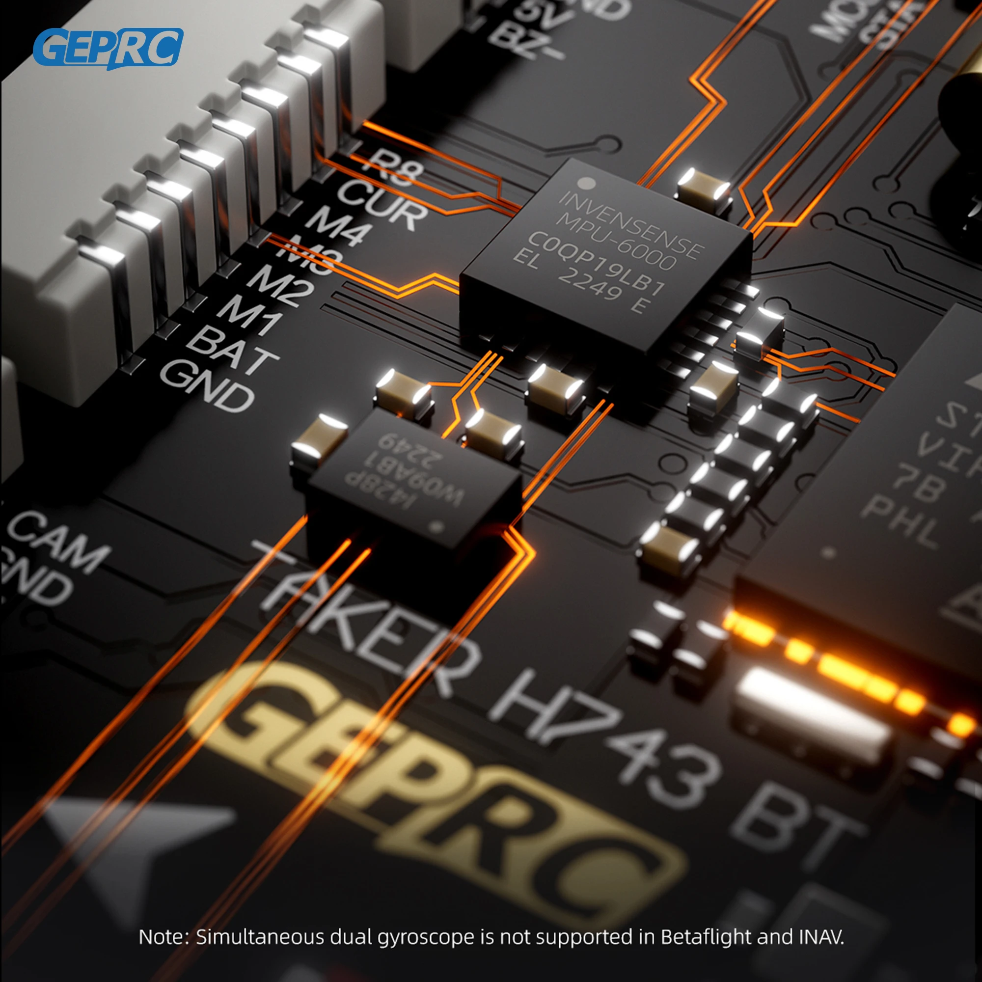 GEPRC TAKER H743 BT 32Bit 65A  - огляд і ціна Drone Racing Flight Controller
