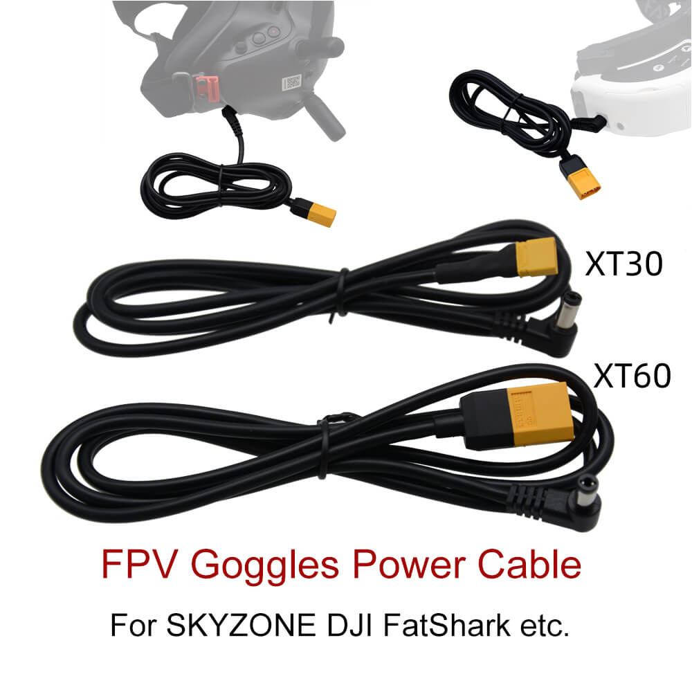 1.2M FPV Goggles Power Cable X - огляд і ціна Drone Racing Gate