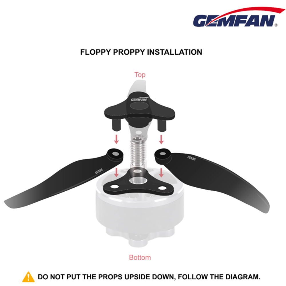 Folding Propeller 5135 Gemfan  - огляд і ціна Drone Racing Esc