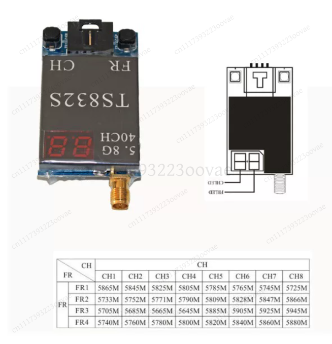 TS832 RC832 5.8G 600mW 48CH FP - огляд і ціна Drone Racing Transmitter