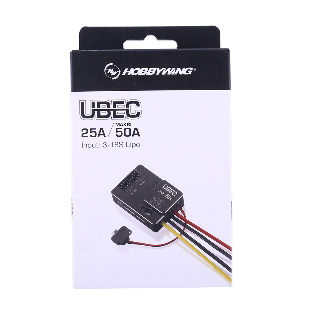 Hobbywing UBEC 25A HV 3-18S Mo - огляд і ціна Drone Racing Esc