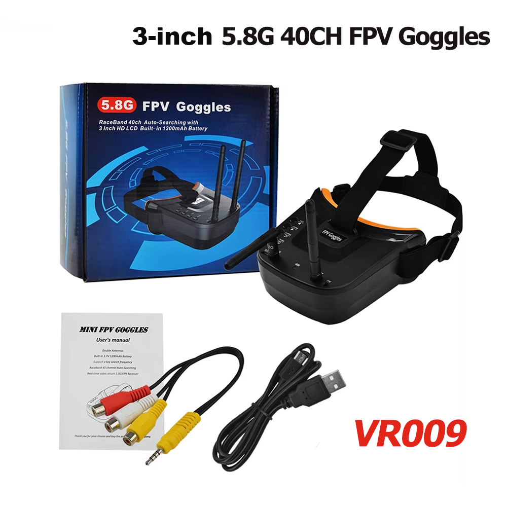 VR009 FPV Video Goggles 3Inch  - огляд і ціна Drone Racing Goggles