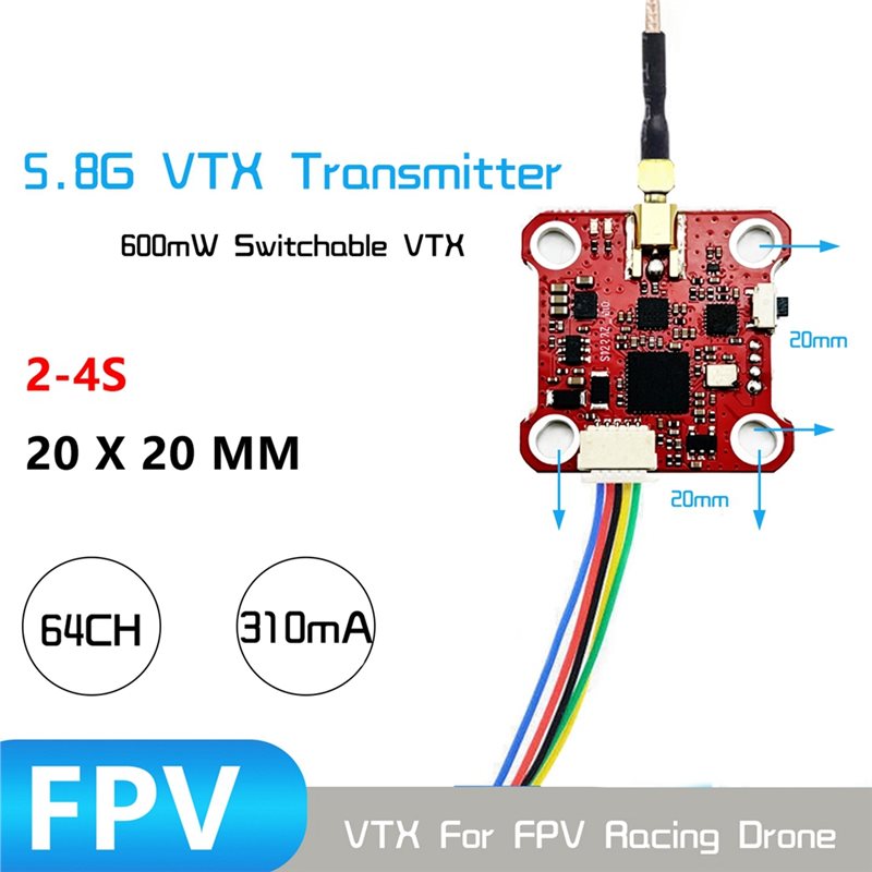 B27B MINI008 VTX 64CH 5.8G Ana - огляд і ціна Drone Racing Vtx